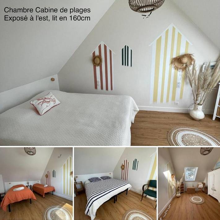 Location de vacances pour 3 personnes, avec terrasse ainsi que jardin et vue à Clohars-Carnoët - 2