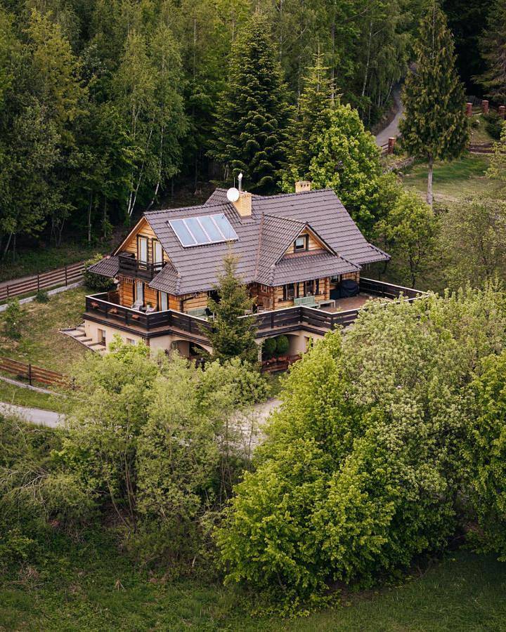 Poziomkowy Dom- Wisła, Dom z bali, Sauna, Taras in Malinka, Wisła