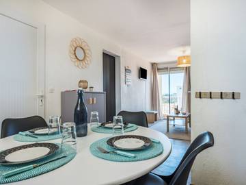 Gîte pour 4 personnes, avec balcon et vue sur le lac, animaux acceptés dans Canet-Plage