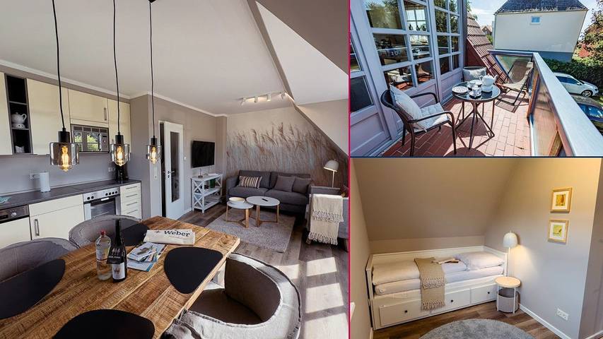 Ferienwohnung für 5 Personen, mit Balkon - 1