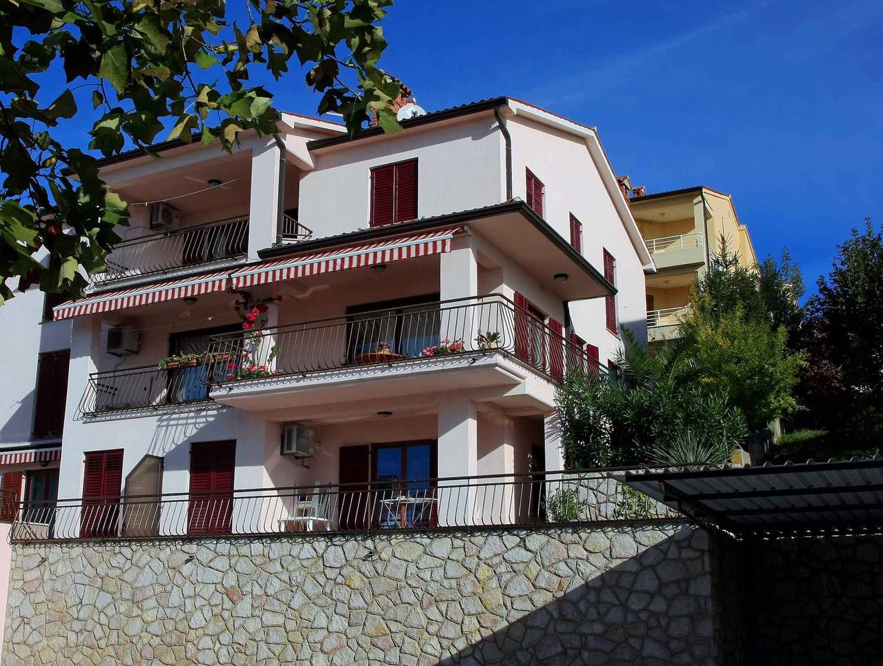 Appartement de vacances entier, Appartement de vacances avec terrasse et climatisation  in Rabac, Labin-Rabac