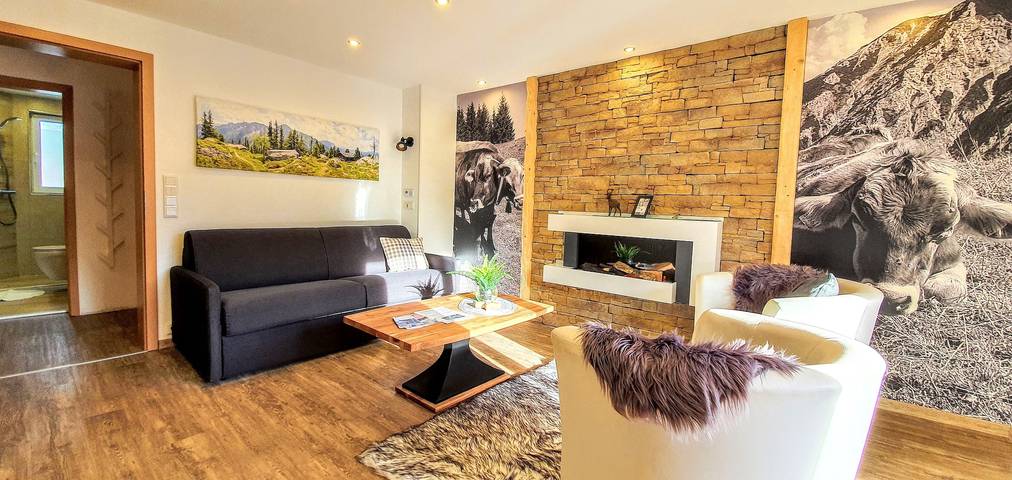 Ferienwohnung für 4 Personen, mit Balkon und Ausblick