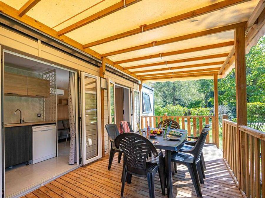 Camping Le Bontemps - Ciela Village - Mobilheim 6 personen - Ciela Privilège - 3 Schlafzimmer - Grill in Vernioz, Vienne und Umgebung