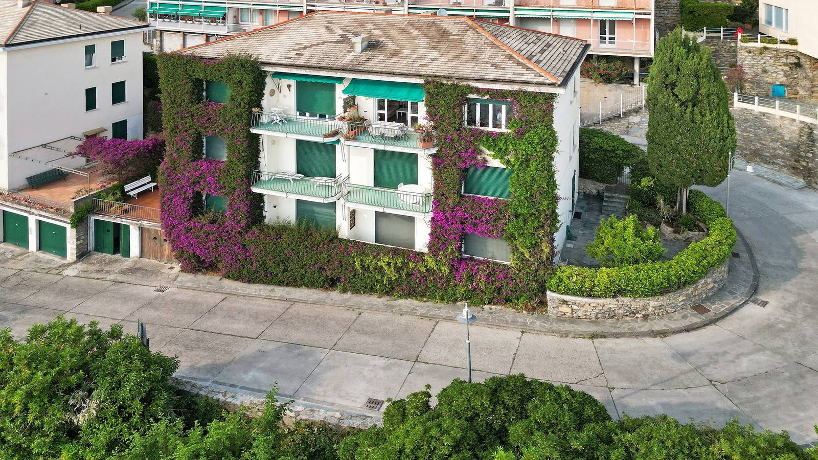 Appartement entier, Appartement 'La Solatia' avec vue sur mer, balcon et climatisation in Zoagli, Riviera di Levante
