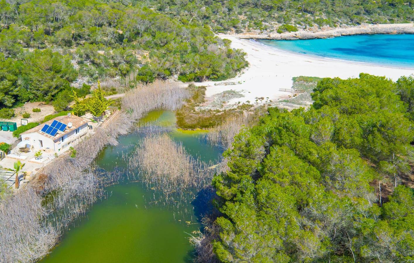 Mediterrane Terrassenwohnung - 2,5km zum Strand in Santanyí, Mallorcas Küste