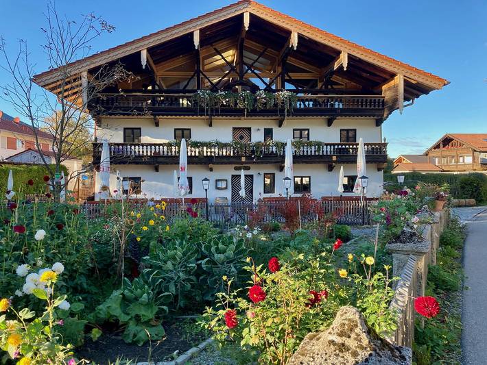 Ferienwohnung für 4 Personen, mit Balkon und Terrasse sowie Garten im Wendelstein