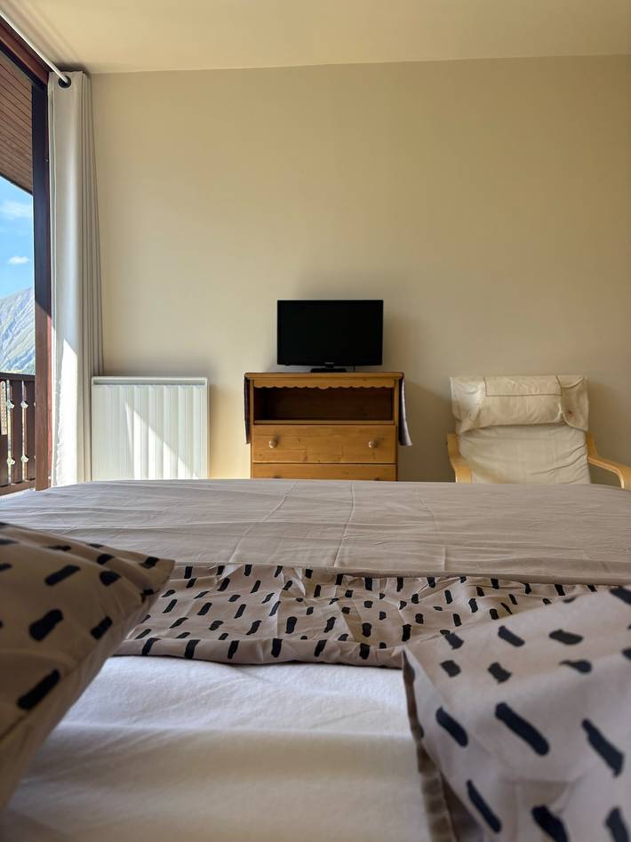Geheel appartement, Appartement "Le Belvédère d'Albiez" met bergzicht, balkon en wifi in Col du Mollard, Albiez-Montrond