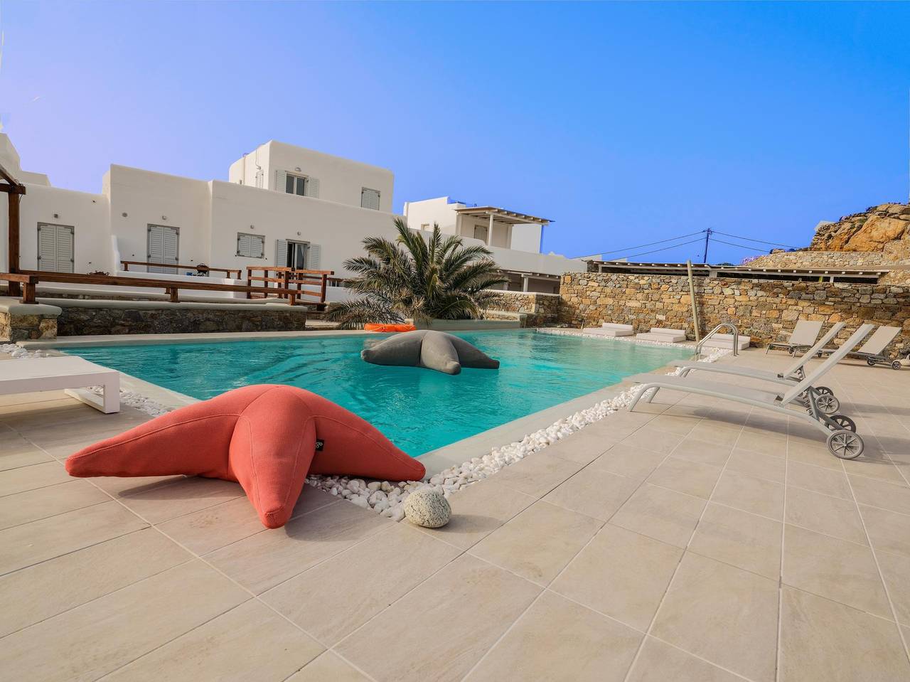 Secret Island - 5 master bedroom, private pool in Tourlos (Mykonos), Mykonos