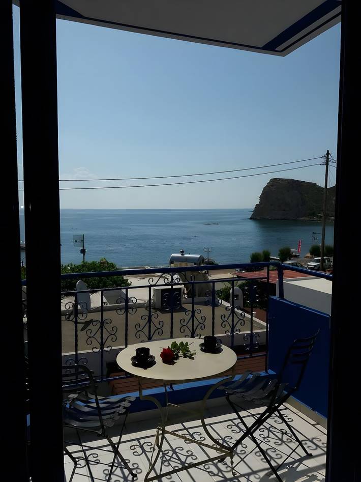 Studio för 2 Personer, med bubbelpool och balkong på Rhodos