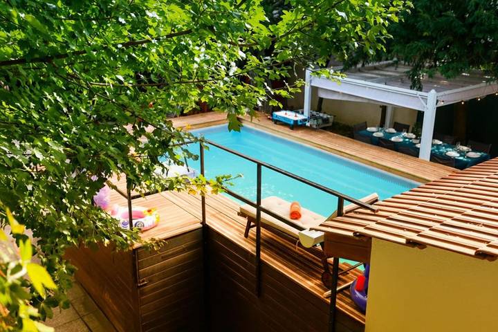 Maison de vacances pour 14 personnes, avec Terrasse et Jardin ainsi que Piscine et Vue à Gournay-sur-Marne