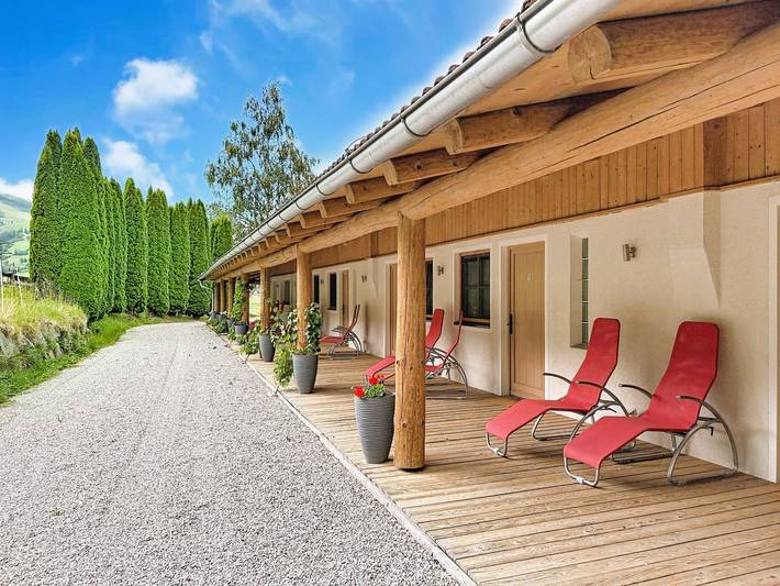 Ferienwohnung für 4 Personen, mit Balkon und Garten