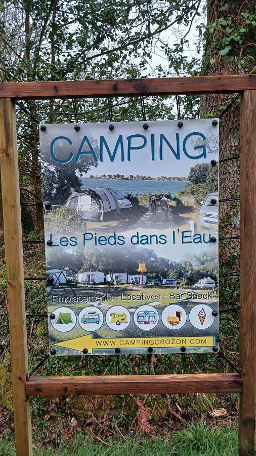 Hébergements camping "Les pieds dans l'eau" in Crozon, Iroise