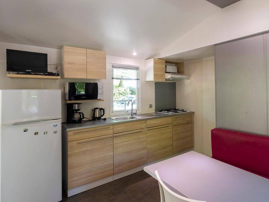 Camping le Rousieux - Mobile home 6 persons - Very large mobile home Ohara 5 32m² - 3 bedrooms in Serviès, Castres region