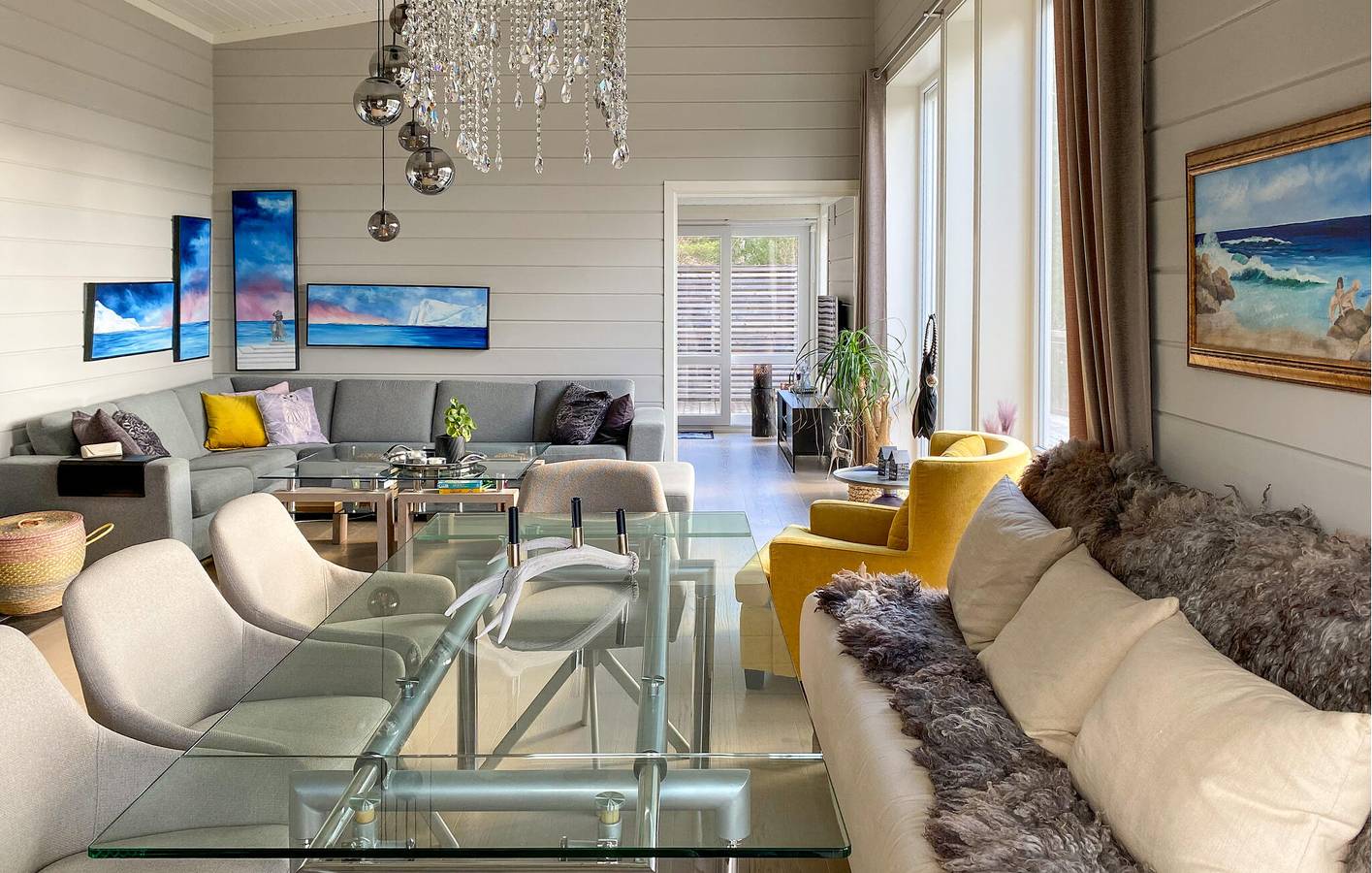 Feriehus for 10 personer med terrasse in Stryn 