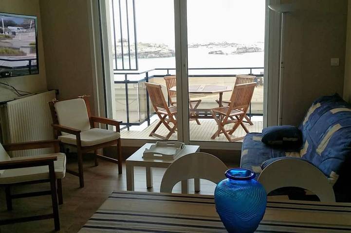 Gîte pour 4 personnes, avec piscine ainsi que balcon et jacuzzi dans Port Coz Pors - 4