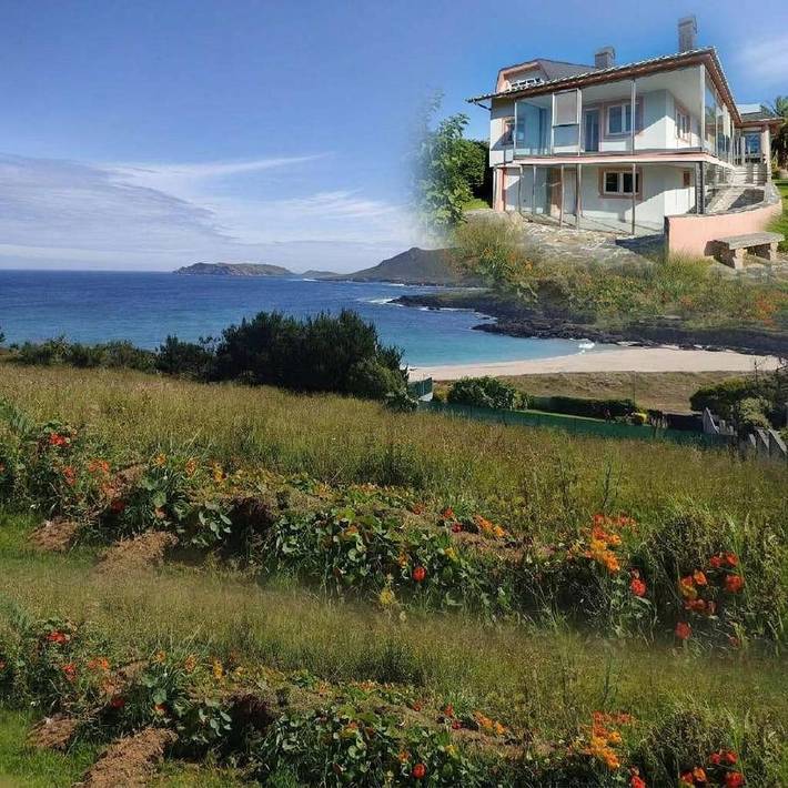 Gîte pour 5 personnes, avec jardin et vue, animaux acceptés à Malpica de Bergantiños