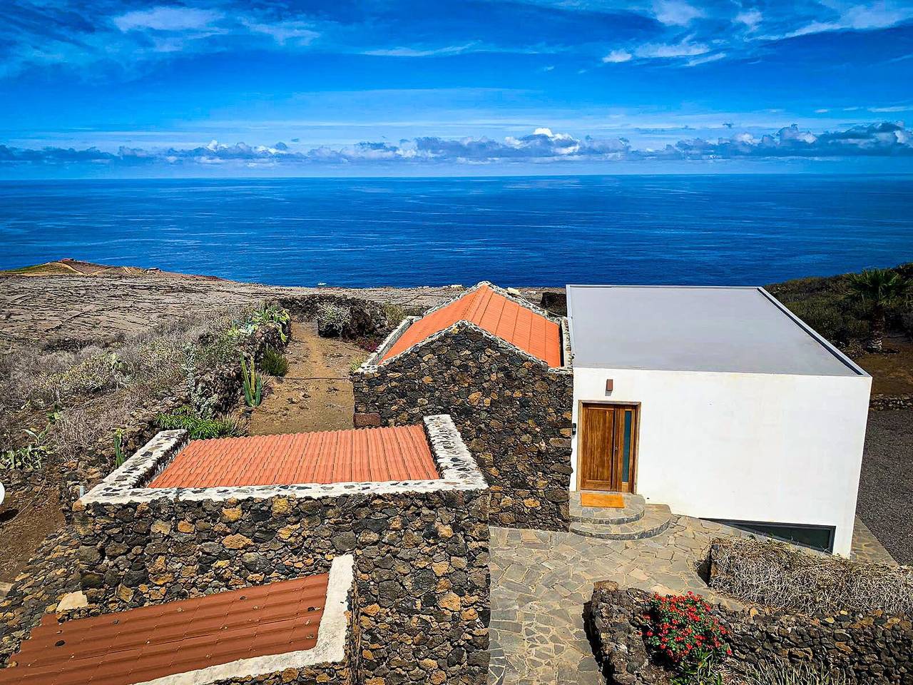 Ferienhaus 'La Torre' mit privater Terrasse, Garten und Wlan in Valverde, El Hierro
