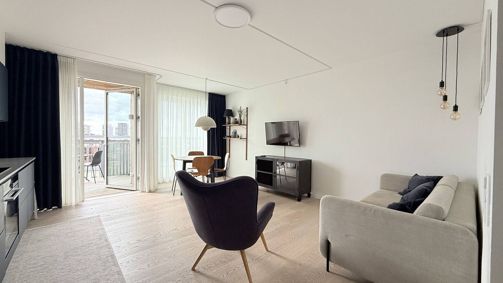 Apartamento entero, Apartamento de vacaciones para 4 personas con balcón in Amager, Copenhague