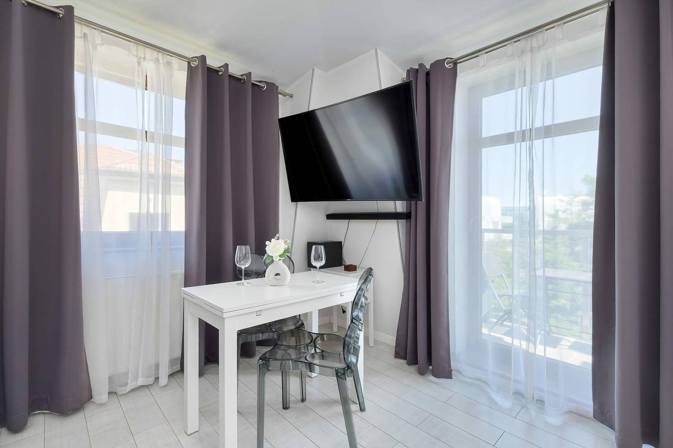 Ganze Wohnung, Ferienwohnung für 8 Personen mit Balkon/Terrasse in Zoppot, Dreistadt