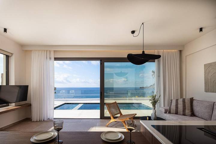 Ferienhaus für 5 Personen, mit Pool und Terrasse sowie Ausblick, mit Haustier in Plakias - 3