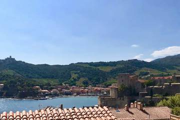Location de vacances pour 5 personnes, avec balcon et jardin dans Eglise Notre Dame Des Anges De Collioure