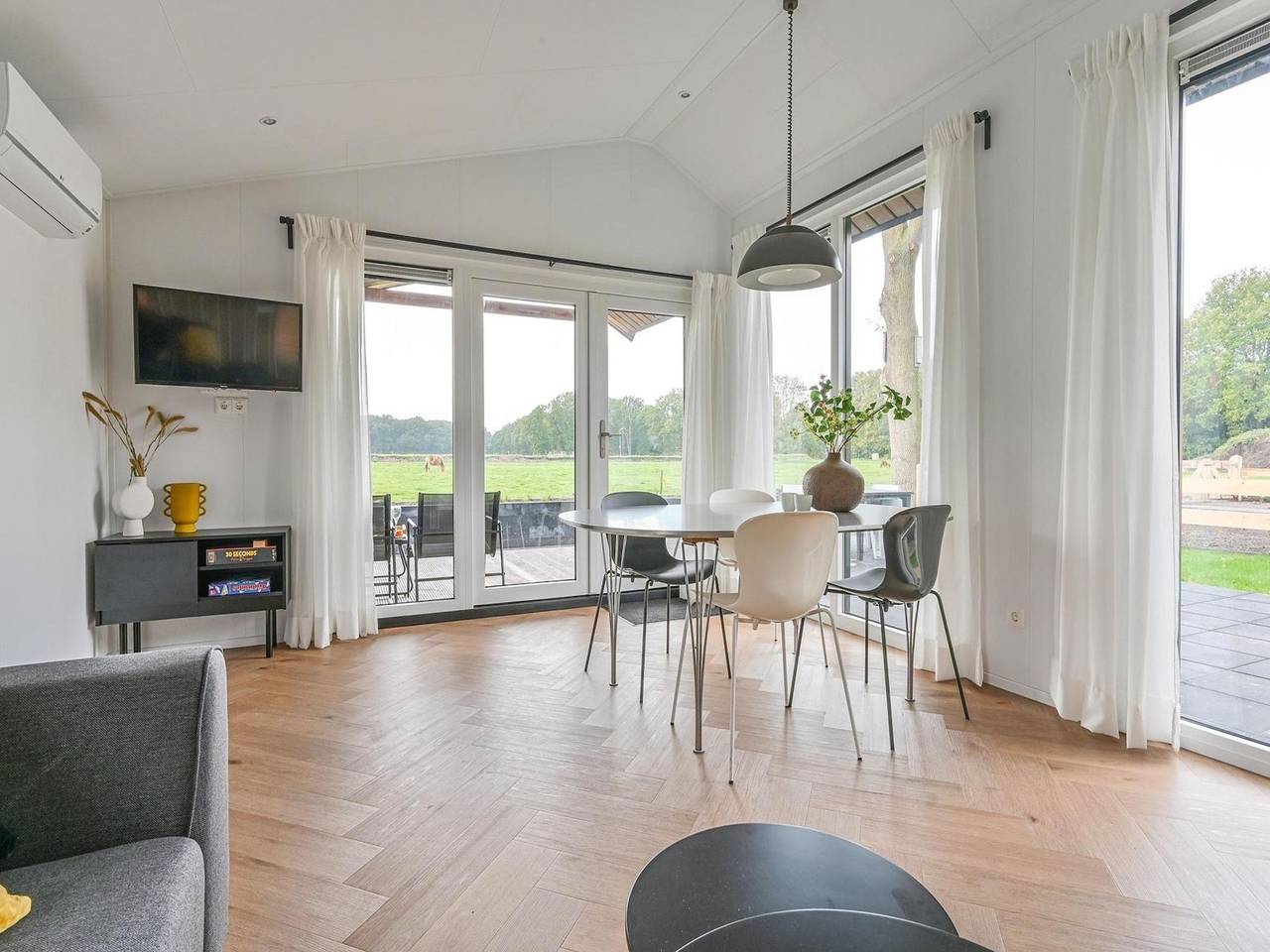 Chalet in Dutch Park with Garden and Terrace in Drenthe