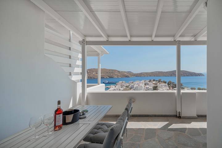 Location de vacances pour 6 personnes, avec Balcon dans Sérifos