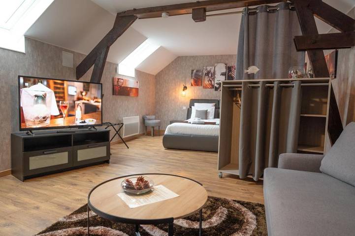 Location de vacances pour 4 personnes, avec terrasse ainsi que sauna et jacuzzi dans Écueil - 3