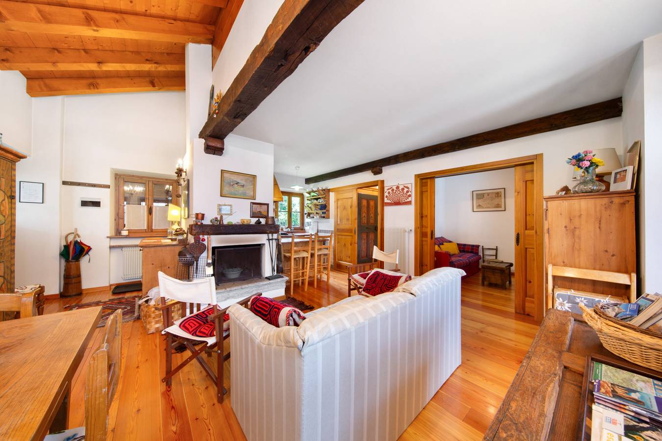 Ganze Wohnung, Ferienwohnung 'Casa San Giovanni 1 A Vinigo' mit Bergblick, privater Terrasse und Wlan in Vodo di Cadore, Östliche Dolomiten
