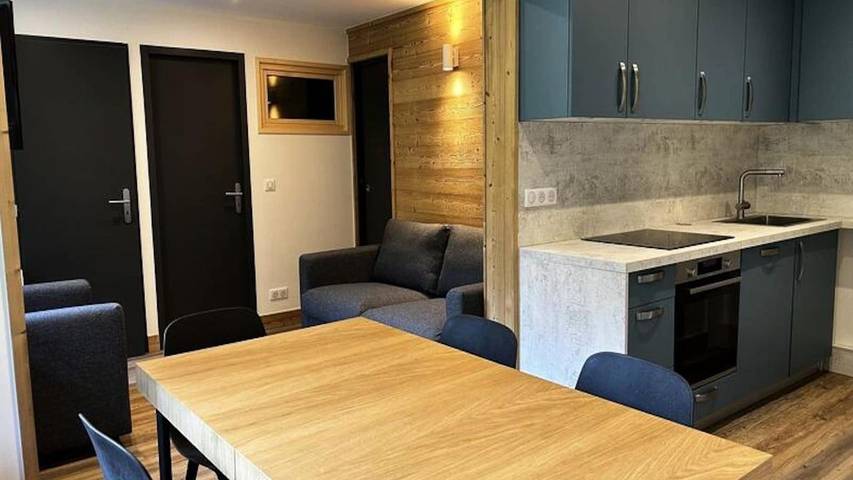 Gîte pour 8 personnes, avec balcon dans Plagne Bellecote - 2