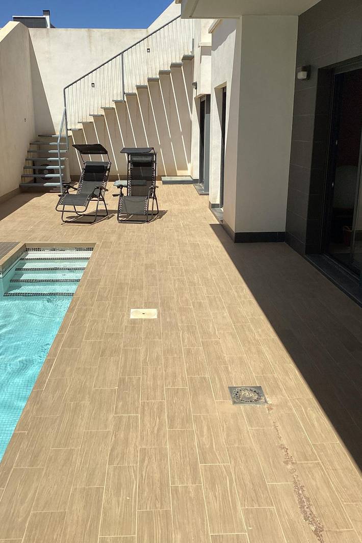 Chalet voor 6 personen, with zwembad and tuin as well as uitzicht op zee, met huisdier aan de Costa Blanca