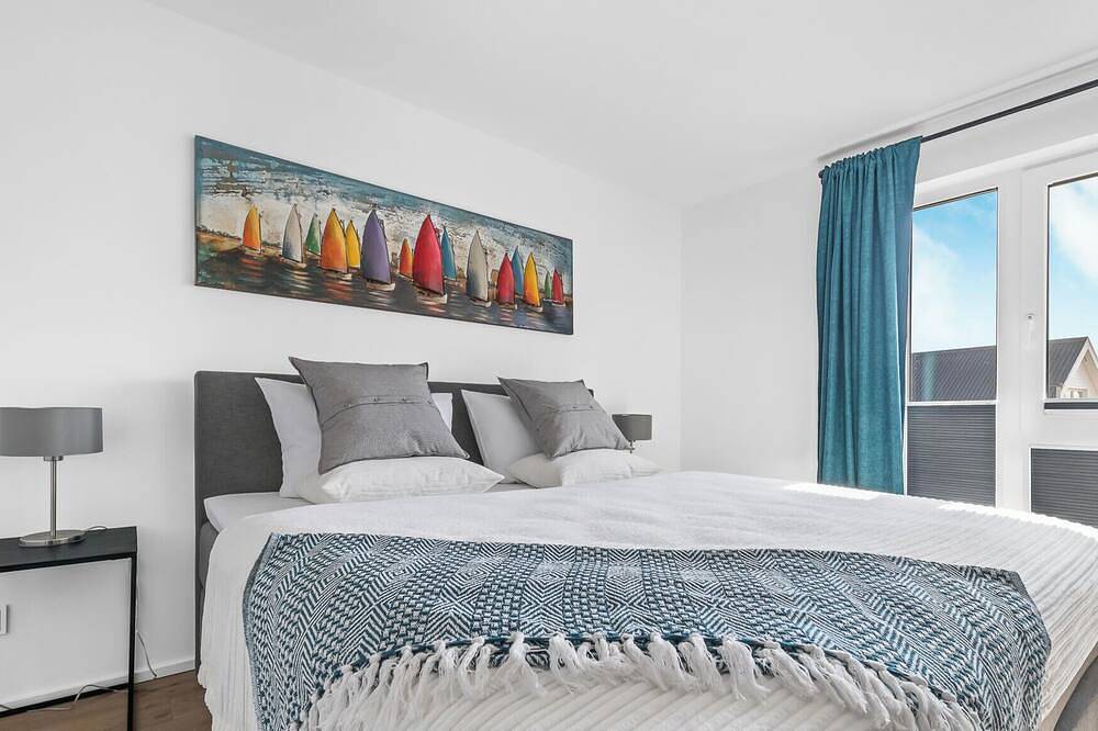 Ganze Wohnung, Sloop-Lounge - Kamin, Infrarot-Sauna, Wannenbad, Duschbad, Balkon, 2 Etagen in Olpenitz, Kappeln