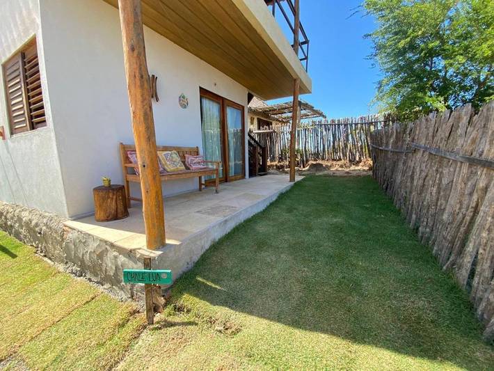 Lodge pour 4 personnes, avec jardin et vue, animaux acceptés