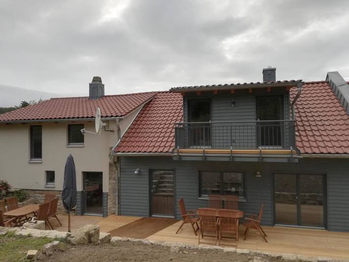 Ferienwohnung für 6 Personen, mit Terrasse und Garten in Plaue