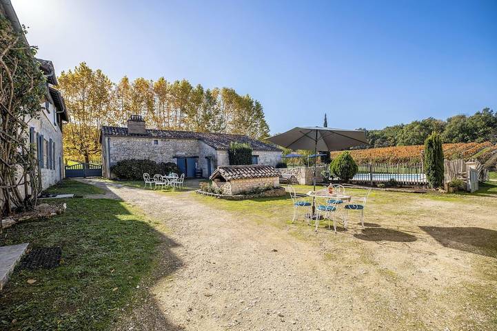 Location de vacances pour 6 personnes, avec Terrasse et Jardin à Sigoulès