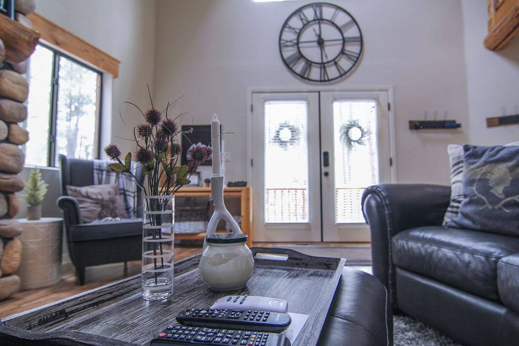 Log Cabin Luxury Retreat mit Whirlpool für einen romantischen Kurzurlaub oder einen Kurzurlaub mit der Familie in Navajo County