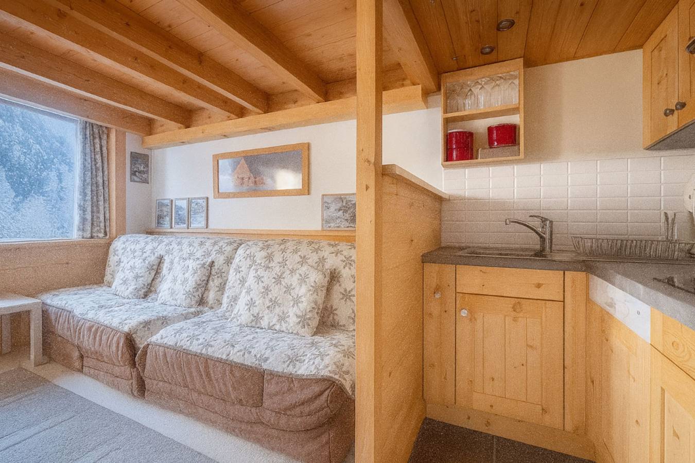Ganze Wohnung, Ferienwohnung für 5 Personen mit Balkon in Argentière, Chamonix