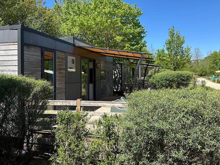 Domaine La Roche D’Ully - Mobilheim 5 personen - Cottage Vesontio Prestige - 36m2 - 2 Zimmer, 2 Bäder in Ornans, Französischer Jura