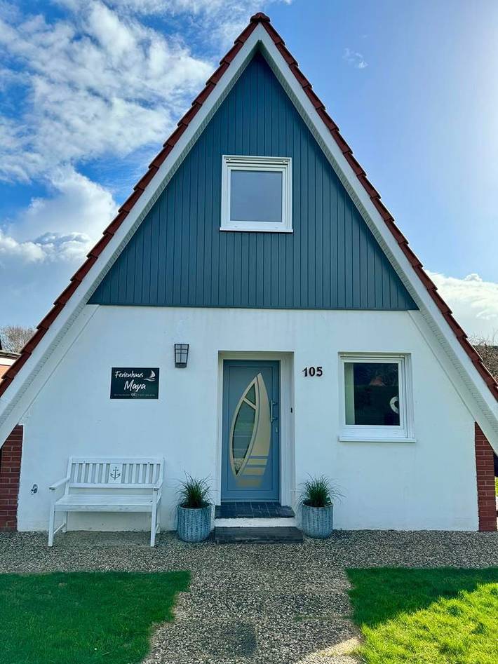 Ferienhaus für 4 Personen, mit Terrasse und Garten in Harlesiel