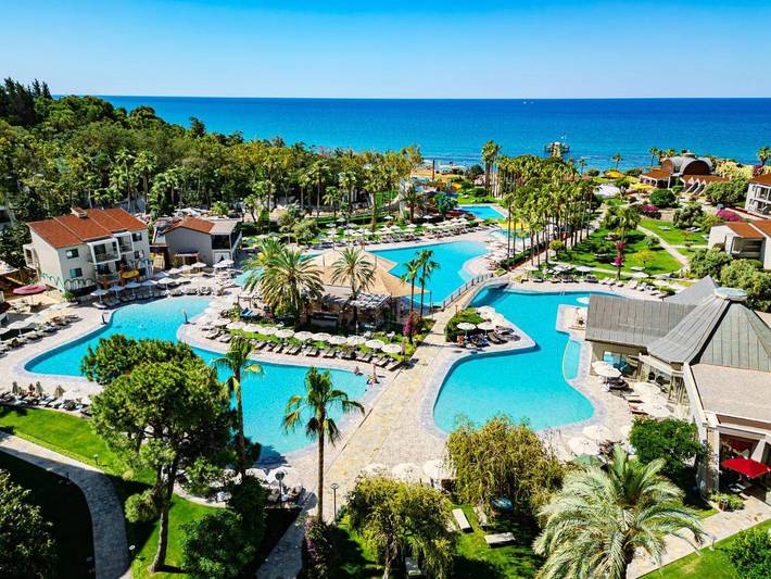 Hotel für 5 Personen, mit Kinderpool und Garten sowie Sauna und Pool in Side