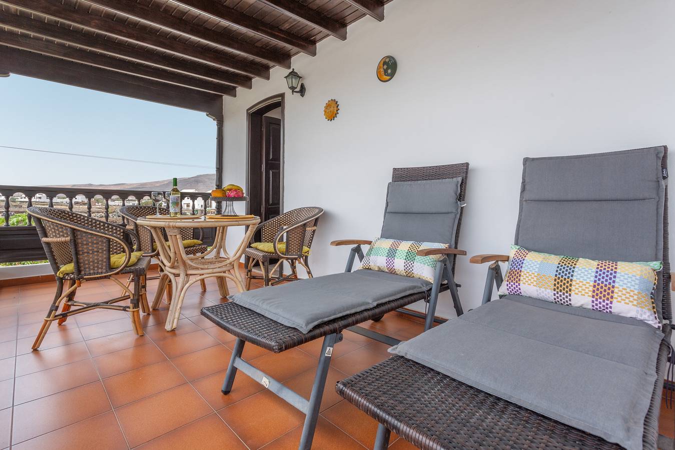Ferienwohnung 'Elikasa Mala' mit Meerblick, Balkon und Wlan in Mala, Haría