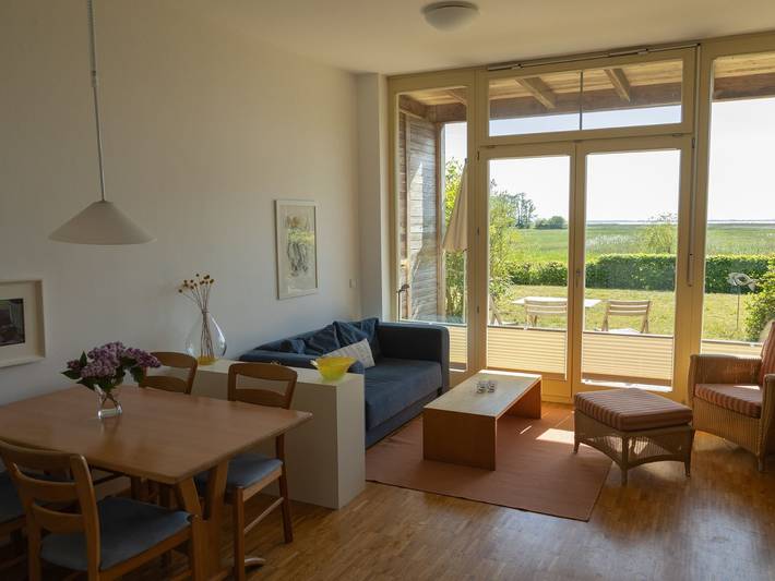 Ferienwohnung für 2 Personen, mit Terrasse und Ausblick in Ückeritz