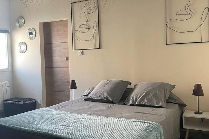 Chambre d’hôte pour 2 personnes, avec jardin