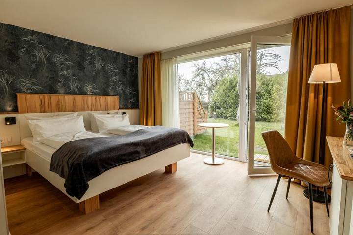 Hotel für 2 Personen, mit Terrasse und Garten sowie Sauna und Ausblick in Diedrichshagen - 3