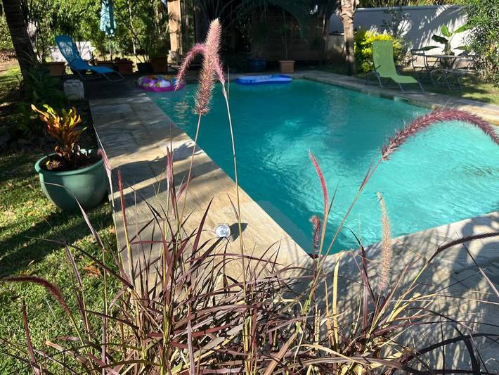 Maison d’hôte pour 5 personnes, avec terrasse ainsi que piscine et jardin