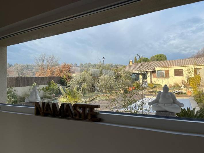 Location de vacances pour 4 personnes, avec vue ainsi que jardin et piscine, animaux acceptés à Saint-Pantaléon - 4