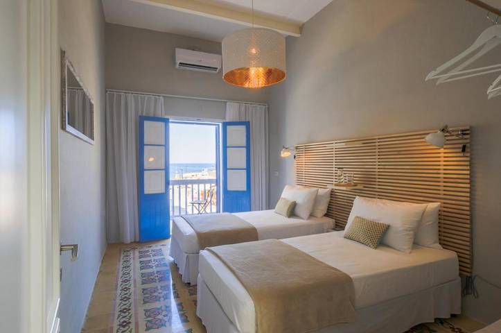 Ferienhaus für 4 Personen, mit Balkon und Terrasse sowie Ausblick in Marsalforn