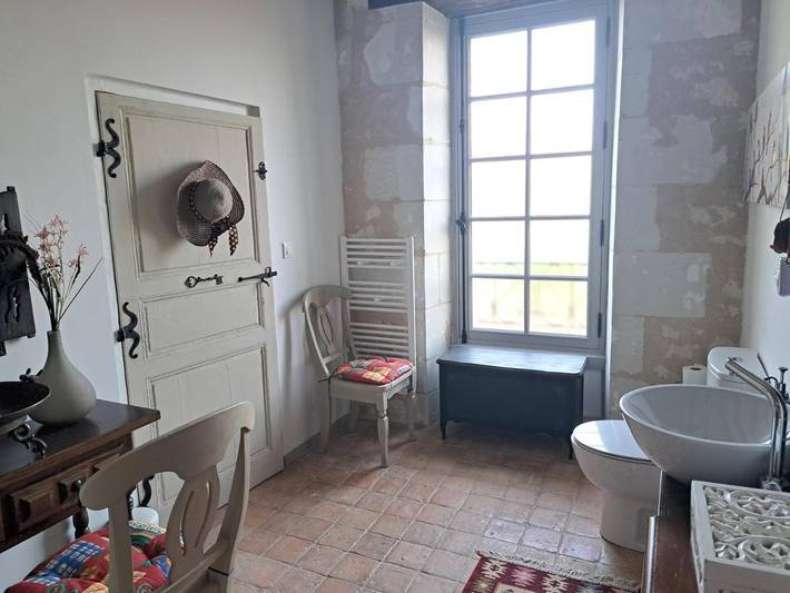 Location de vacances pour 2 personnes, avec terrasse ainsi que jardin et vue à Preuilly-sur-Claise - 4