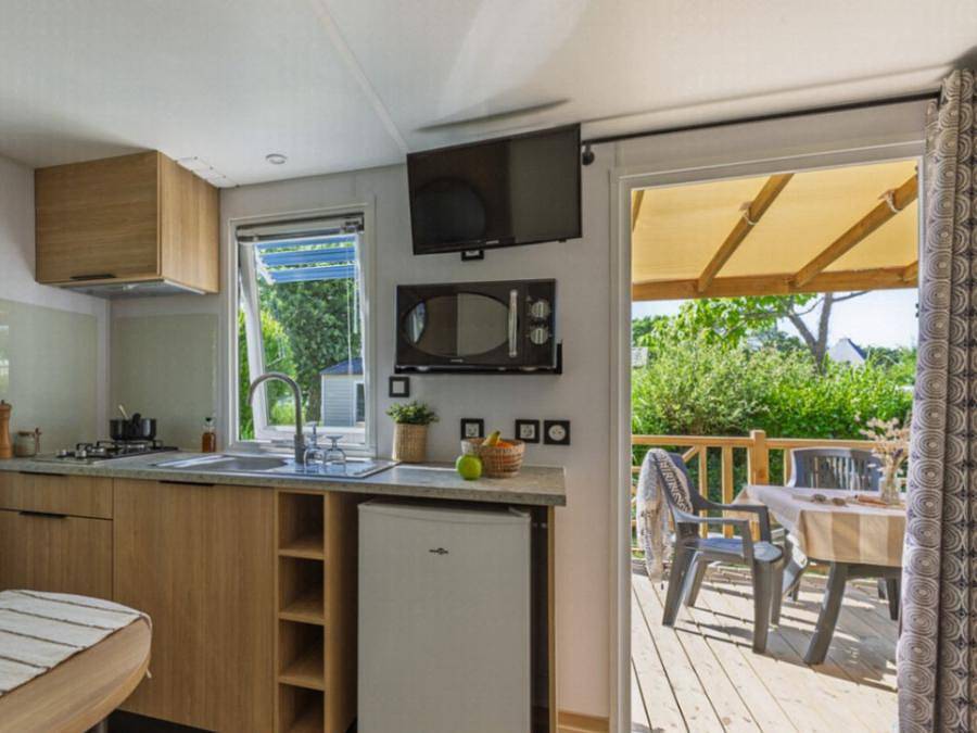 Le Cabellou Plage - Mobilhome 3 personas - Natura Duo - Zona peatonal - 2/3Pers 2Ch 20m2 in Le Cabellou, Concarneau