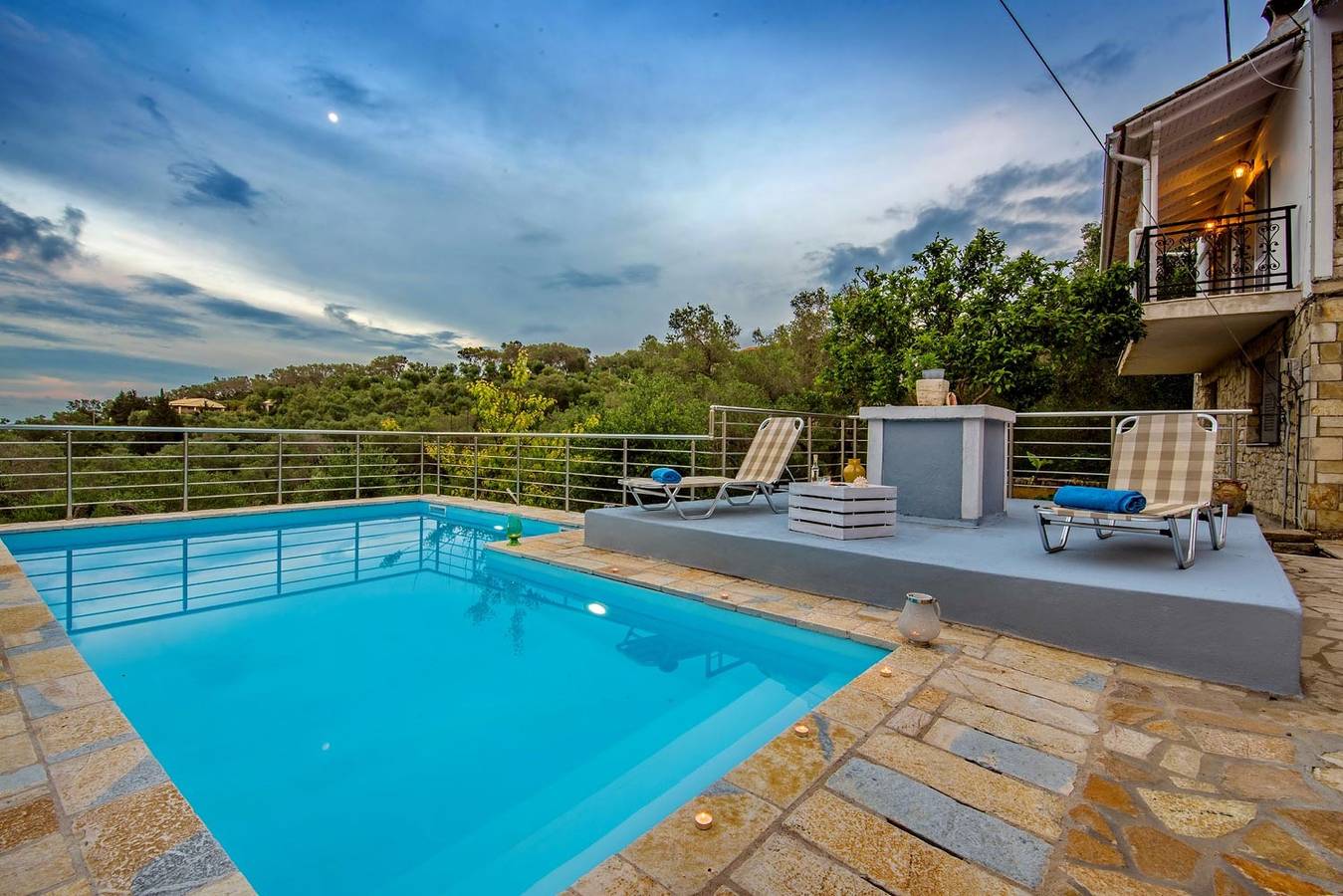 Villa pour 8 personnes avec vue sur l’océan in Lakka, Paxos